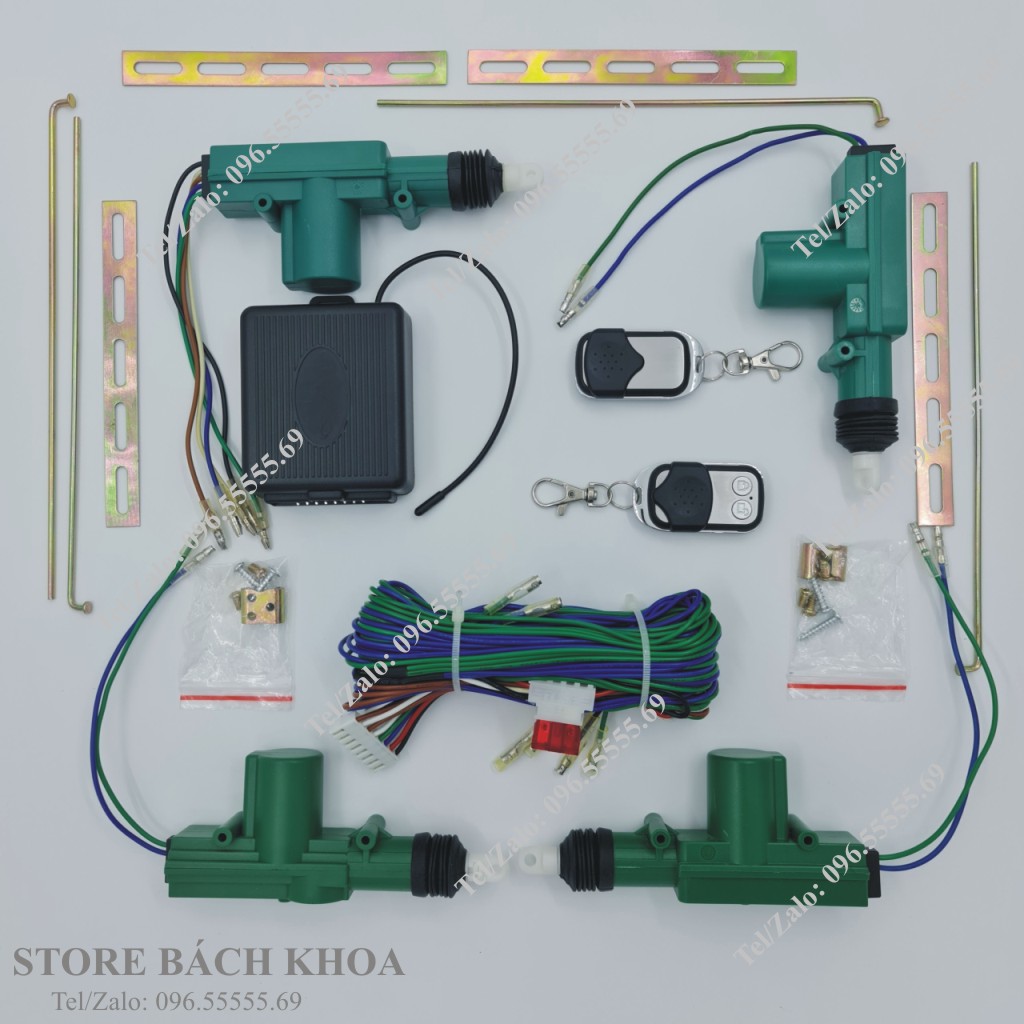 Tặng 04 chốt cửa - bộ điều khiển khóa cửa xe ô tô, điều khiển chuột tổng - car lock door - store bách khoa