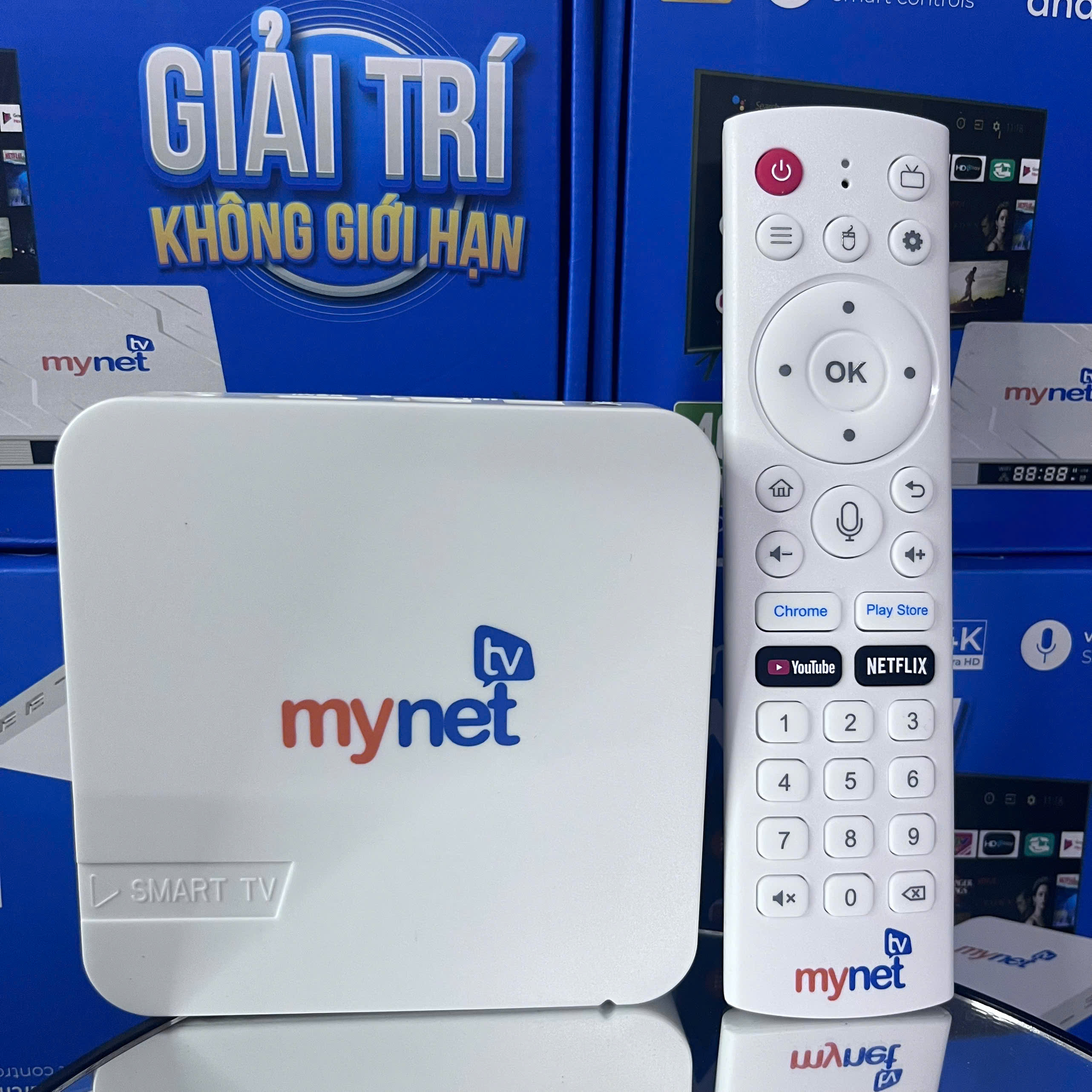 Đầu androi MyTV Đời 2025 - Điều Khiển Giọng Nói - Xem Truyền Hình Miễn Phí