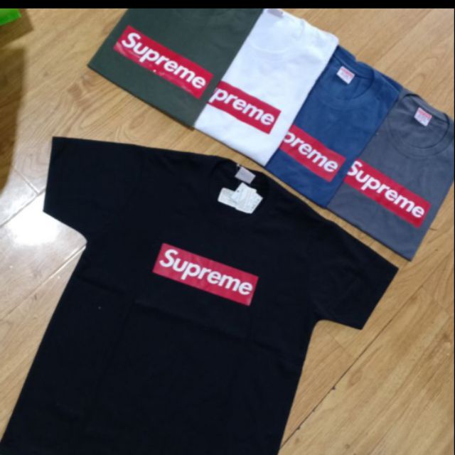 Áo thun nam cổ tròn cotton supreme