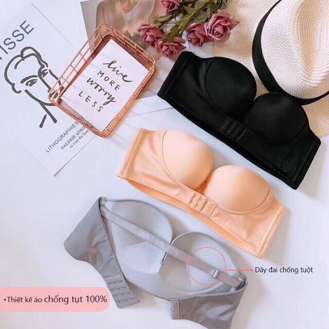 [HCM]Áo Ngực Chống Tụt  Áo Lót Chống Tụt Nâng Ngực Đẹp