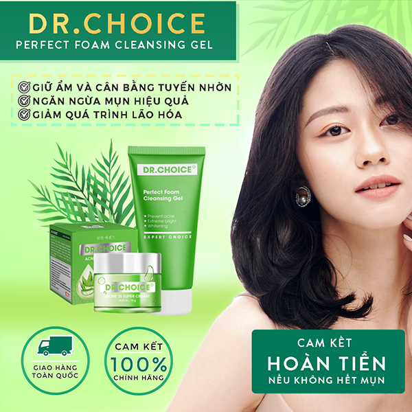 Kem rửa mặt Dr. Choice Perfect Foam Cleansing Gel