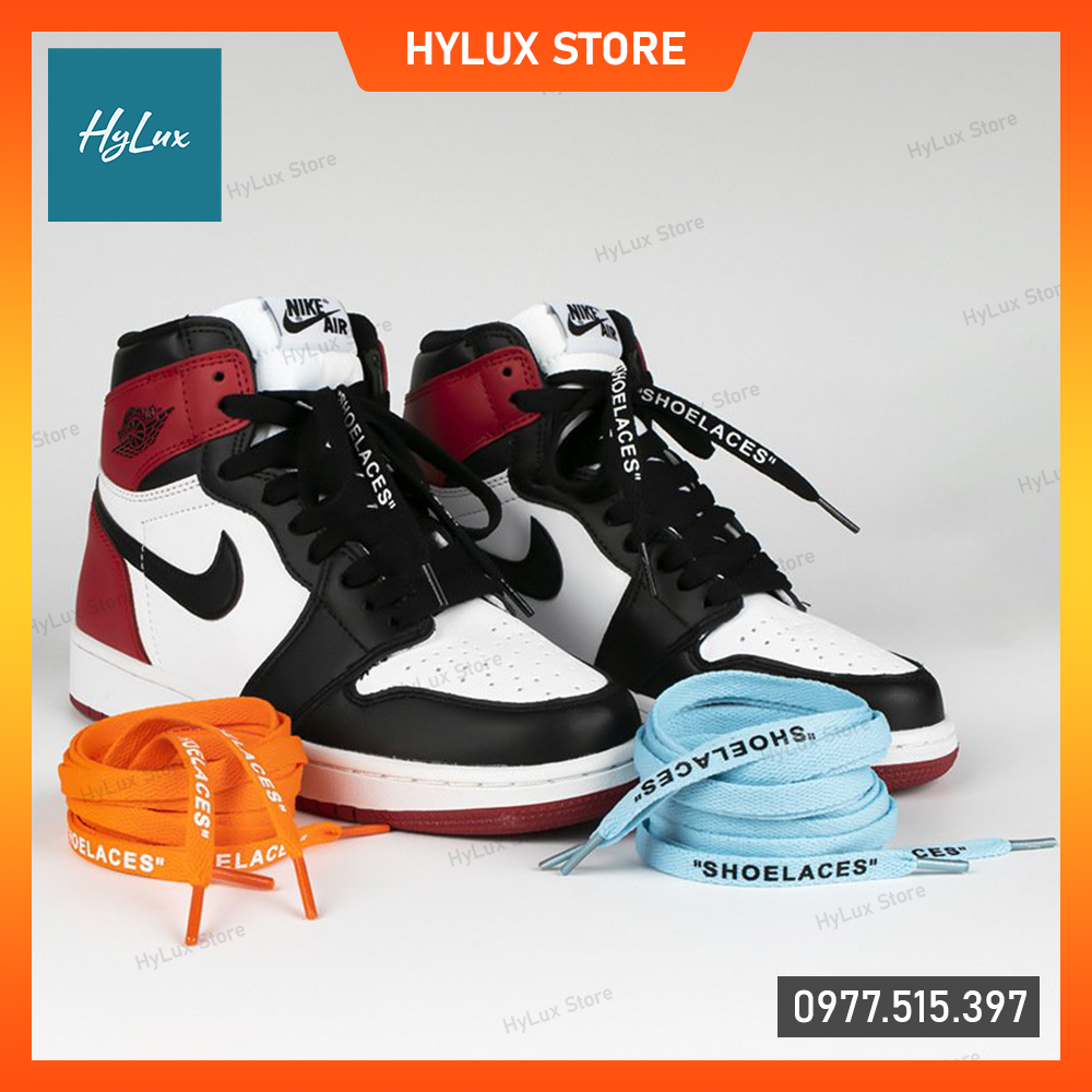 [28 màu] Dây giày Jordan 1 Shoelace Offwhite bản dẹt 28 màu