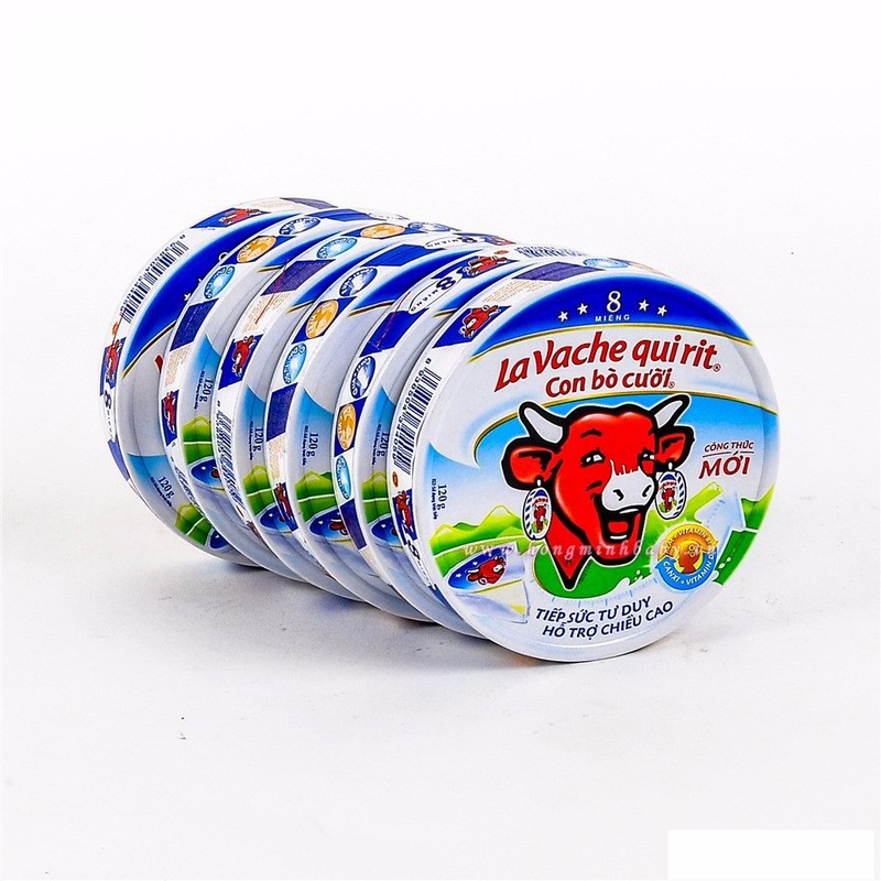 [HCM]Phô Mai Con Bò Cười 1 hộp 8 viên 120g