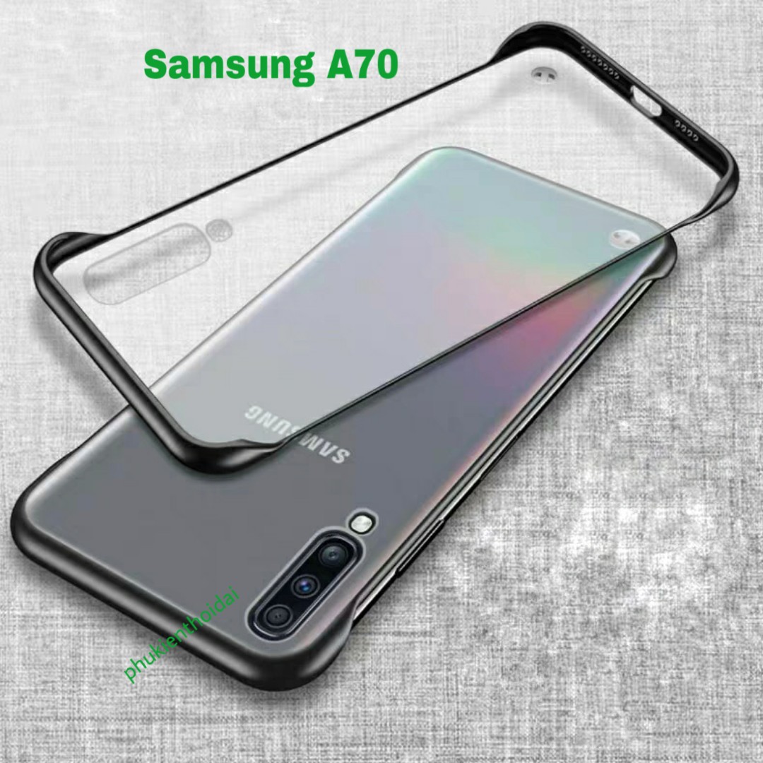 Ốp lưng Samsung Galaxy A70 nhám mờ siêu mỏng không bo viền