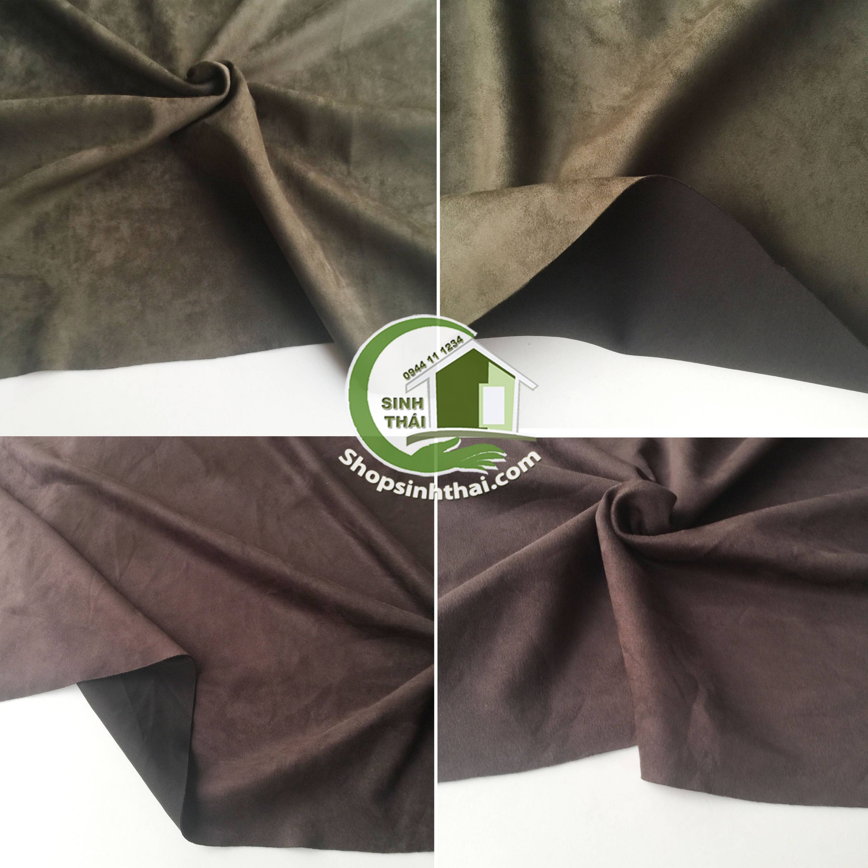 [HCM]Vải da lộn - vải giả da lộn may quần áo sofa áo gối cao cấp - vải mềm dẻo [ 50cm x khổ 160cm ] - chọn màu