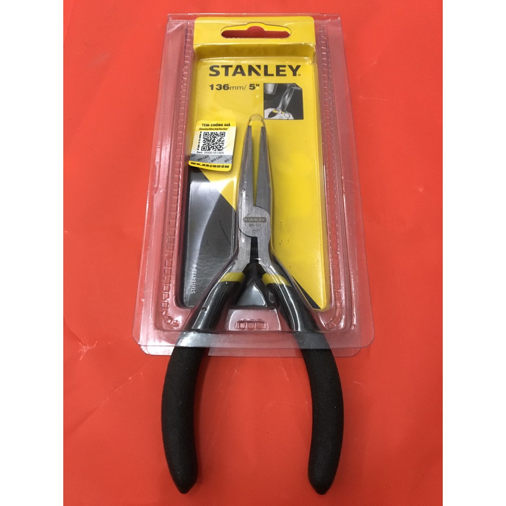 Kềm mỏ dẹp 5 inch stanley stht84122-8