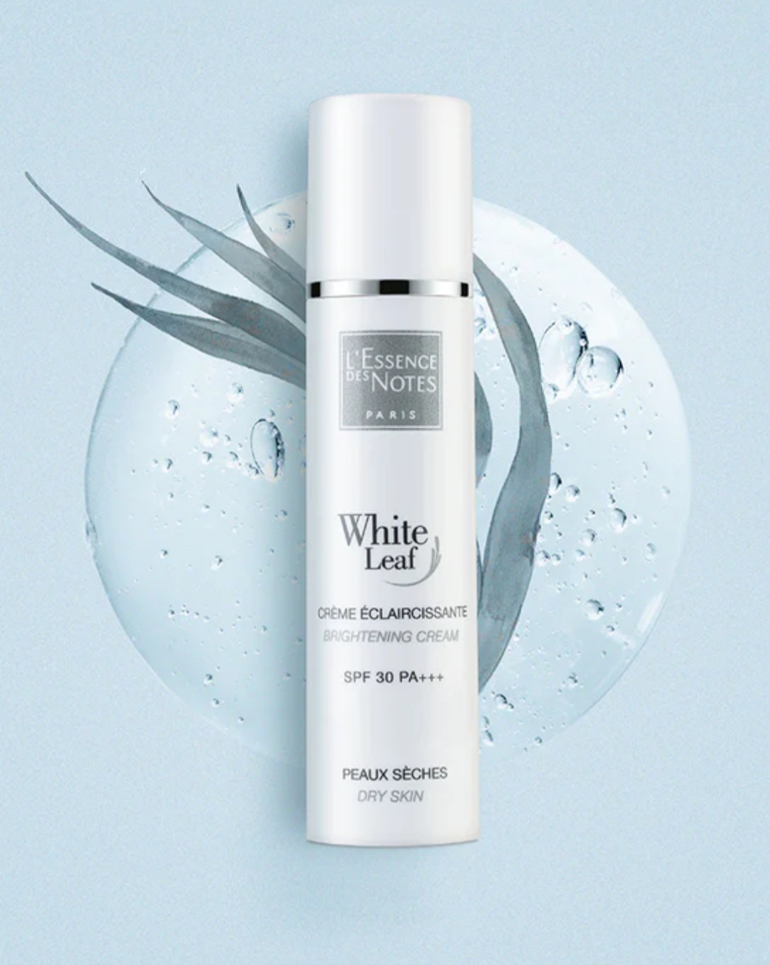 Kem dưỡng làm sáng da, dưỡng ẩm và làm mờ đốm nâu white leaf brightening cream 40ml