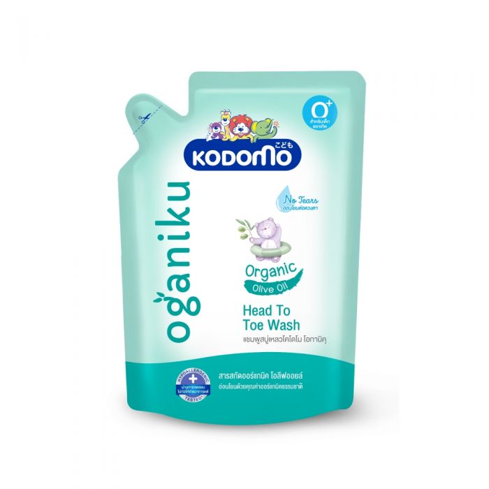 Dầu tắm gội kodomo oganiku - 380ml