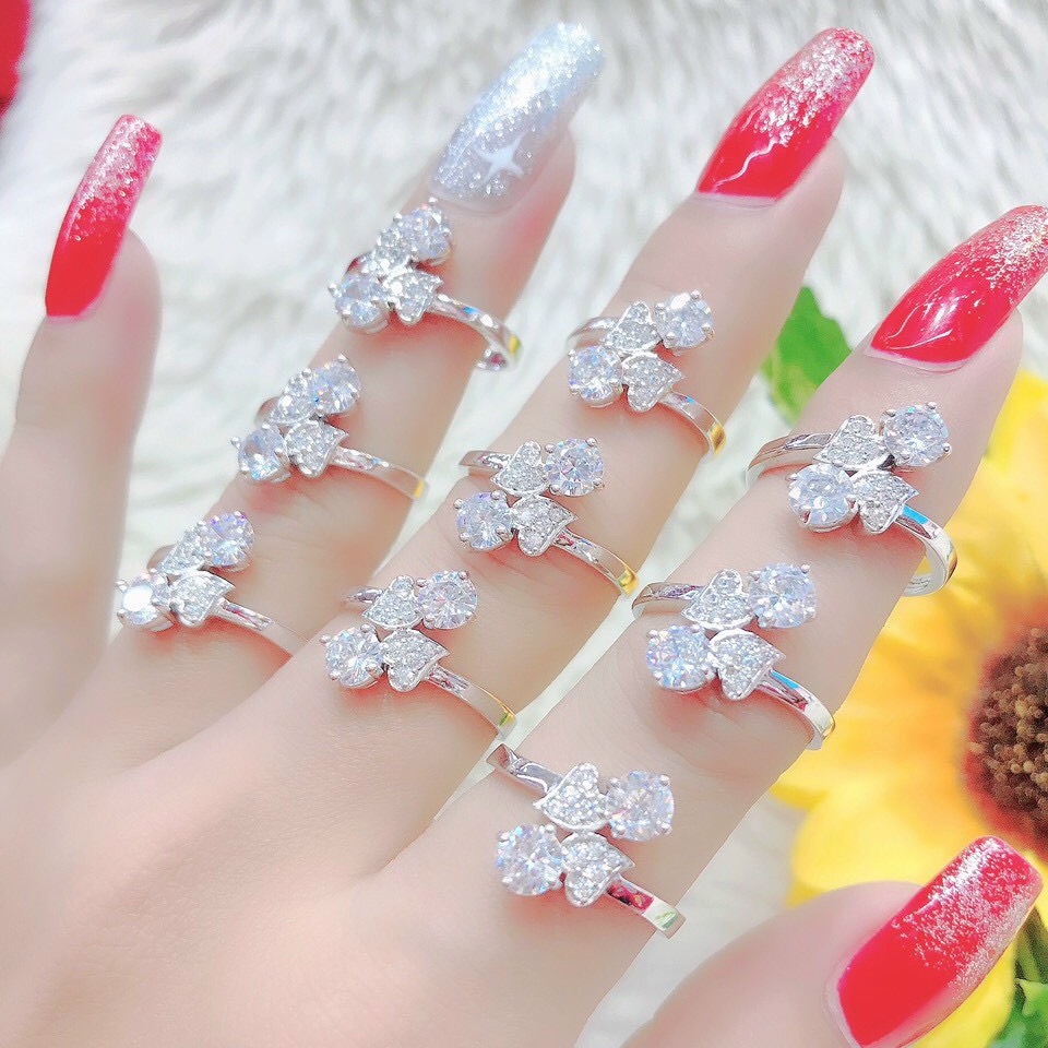 [Nhẫn Nữ Mẫu Thiết Kế Số Lượng - Bền Màu - Không Đen Không Ngứa] - Trang Sức Nữ Đẹp - UN20338 - nhẫn vàng nữ 18k hcm|nhẫn vàng 18k nữ giá dưới 1 triệu|những kiểu nhẫn đẹp|mẫu nhẫn nữ đẹp 2020|nhẫn bạc nữ|nhẫn vàng nam