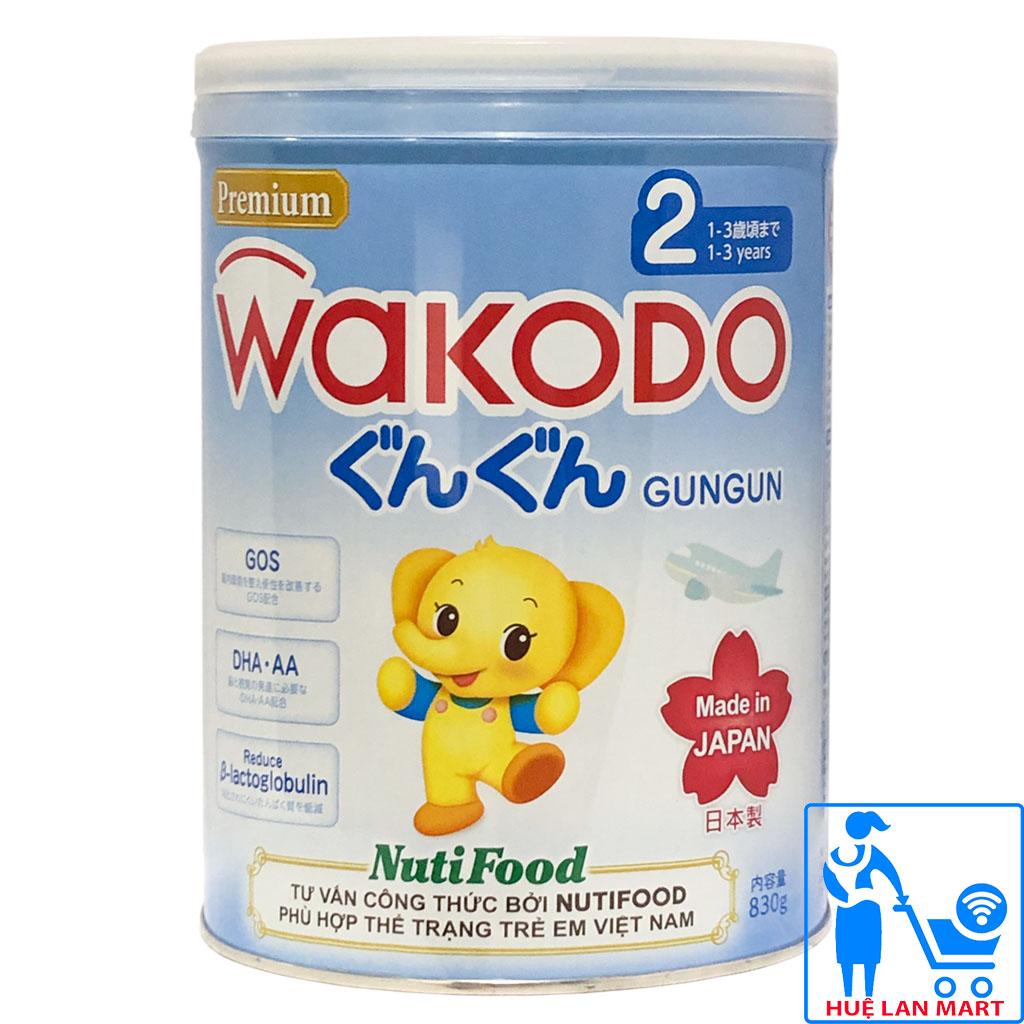 Sữa bột wakodo gungun 2 - hộp 830g