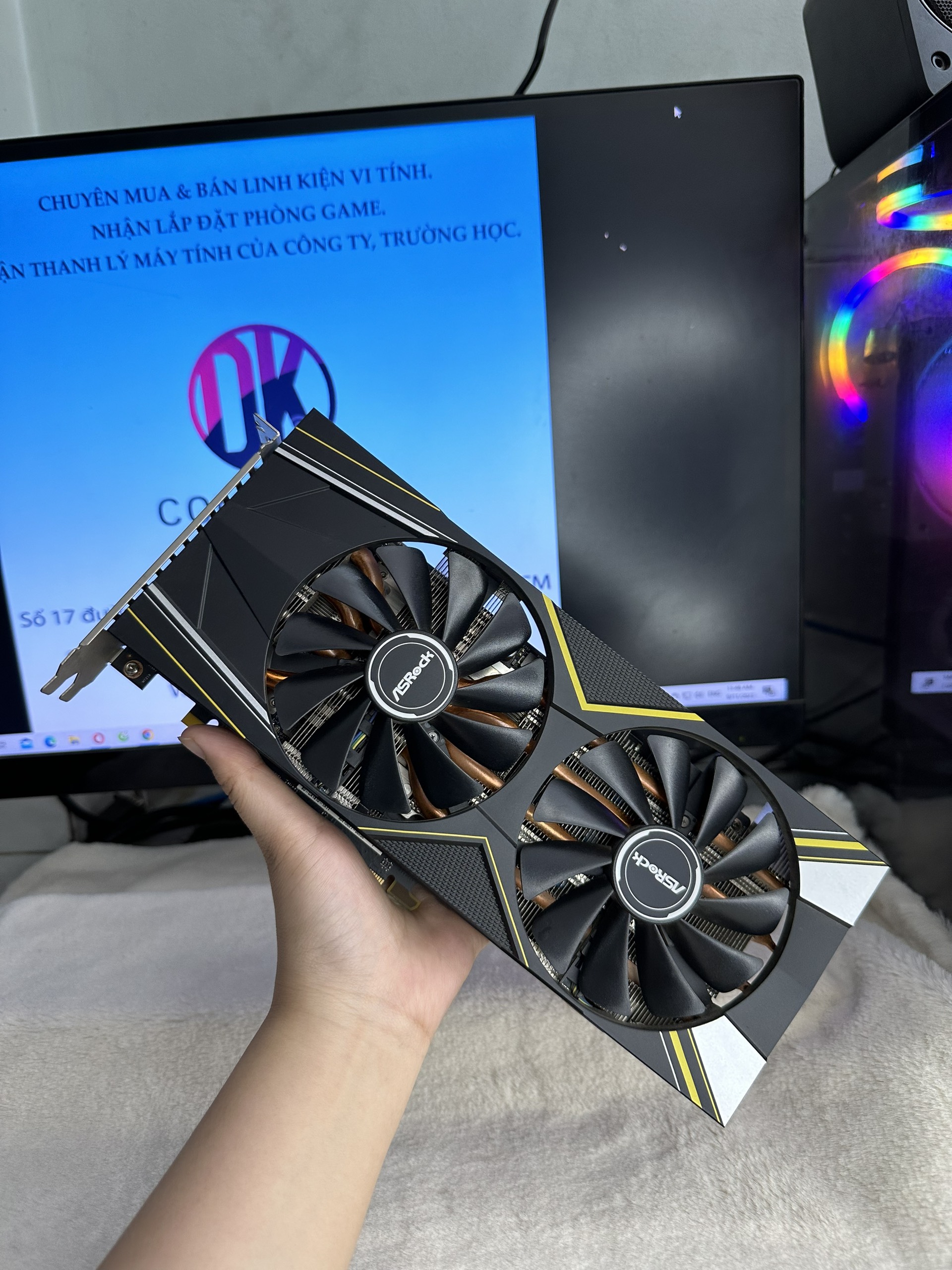 DKCOMPUTER VGA ASROCK RX 5700 XT 8GB GDDR6
