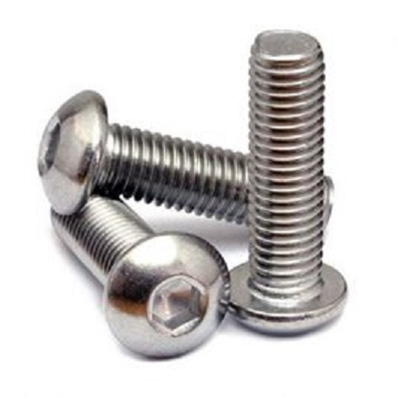 Ốc 6 ly INOX M6X10 M6X15 M6X20 M6X25 M6X30 M6X40 đầu dù khóa lục giác - button screw