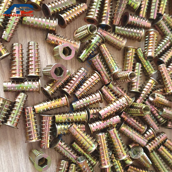 Ốc cấy gỗ có vành m6x25