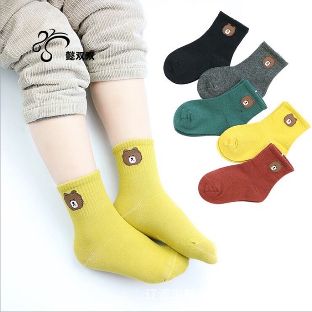 Tất gấu cute cho bé