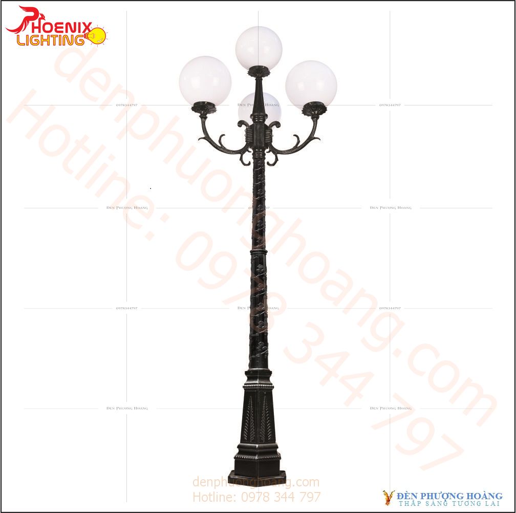 Đèn cột công viên