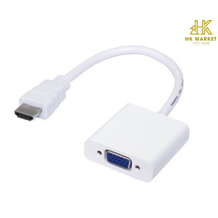 Cáp chuyển đổi hdmi sang vga hdmi to vga adapter - không có audio