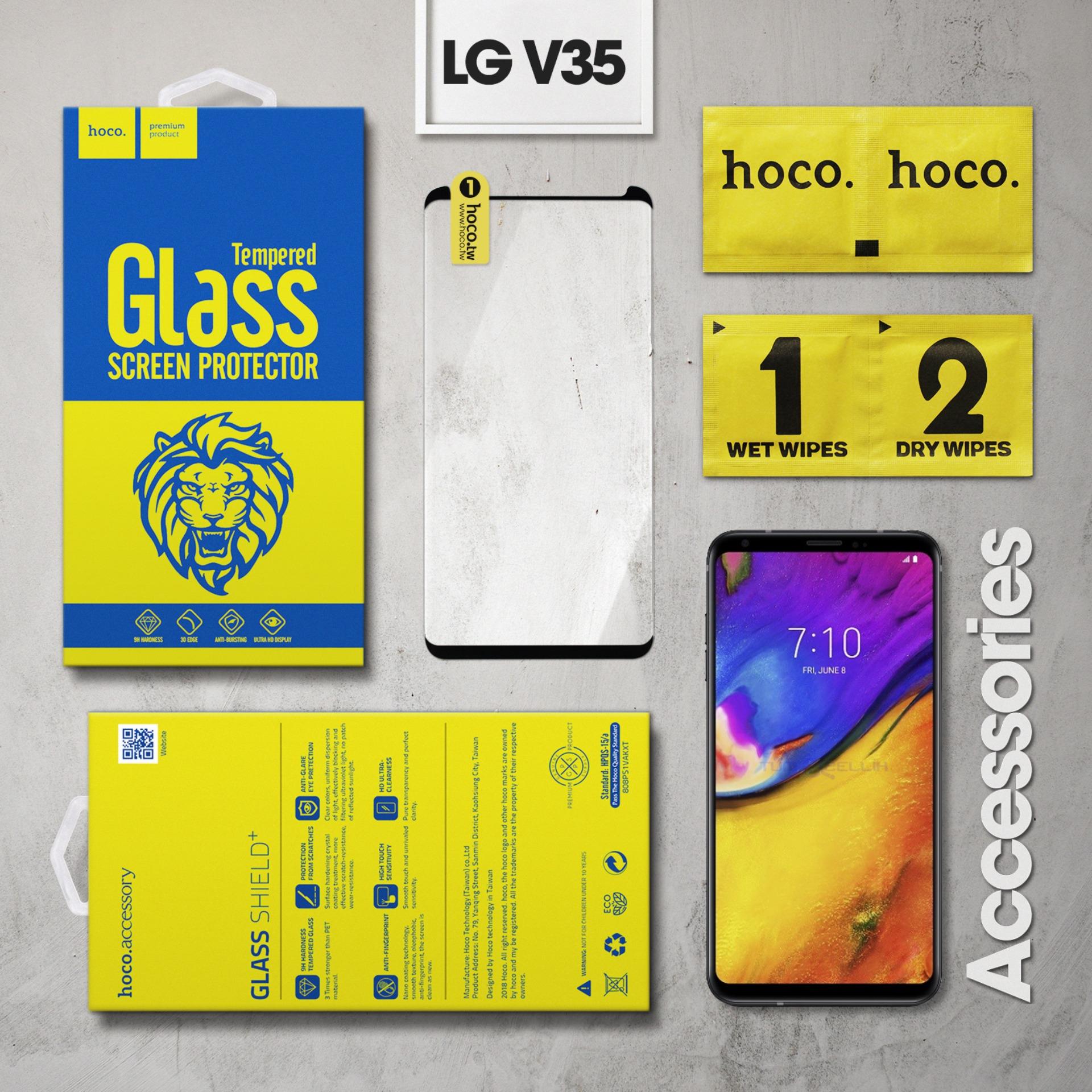 Cường lực LG V35 hiệu Hoco.tw Full viền màu
