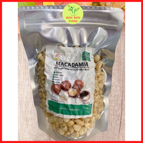 Nhân macca bể Úc đã sấy chín 500Gr