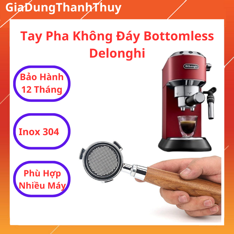 Tay cầm máy pha cà phê không đáy Delonghi , Tay pha không đáy Bottomless Delonghi EC685