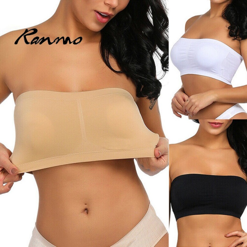 Ranmo áo ngực không dây không dây không dây ngoại cỡ s-6xl áo ống quấn ngực đồ lót đồ lót nữ