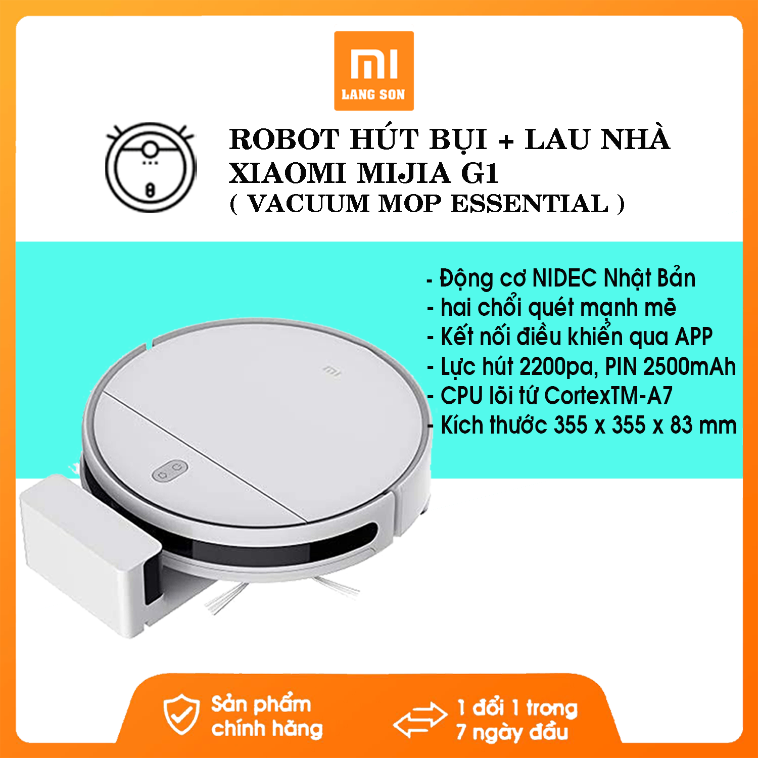 Rô bốt hút bụi lau nhà Xiaomi G1