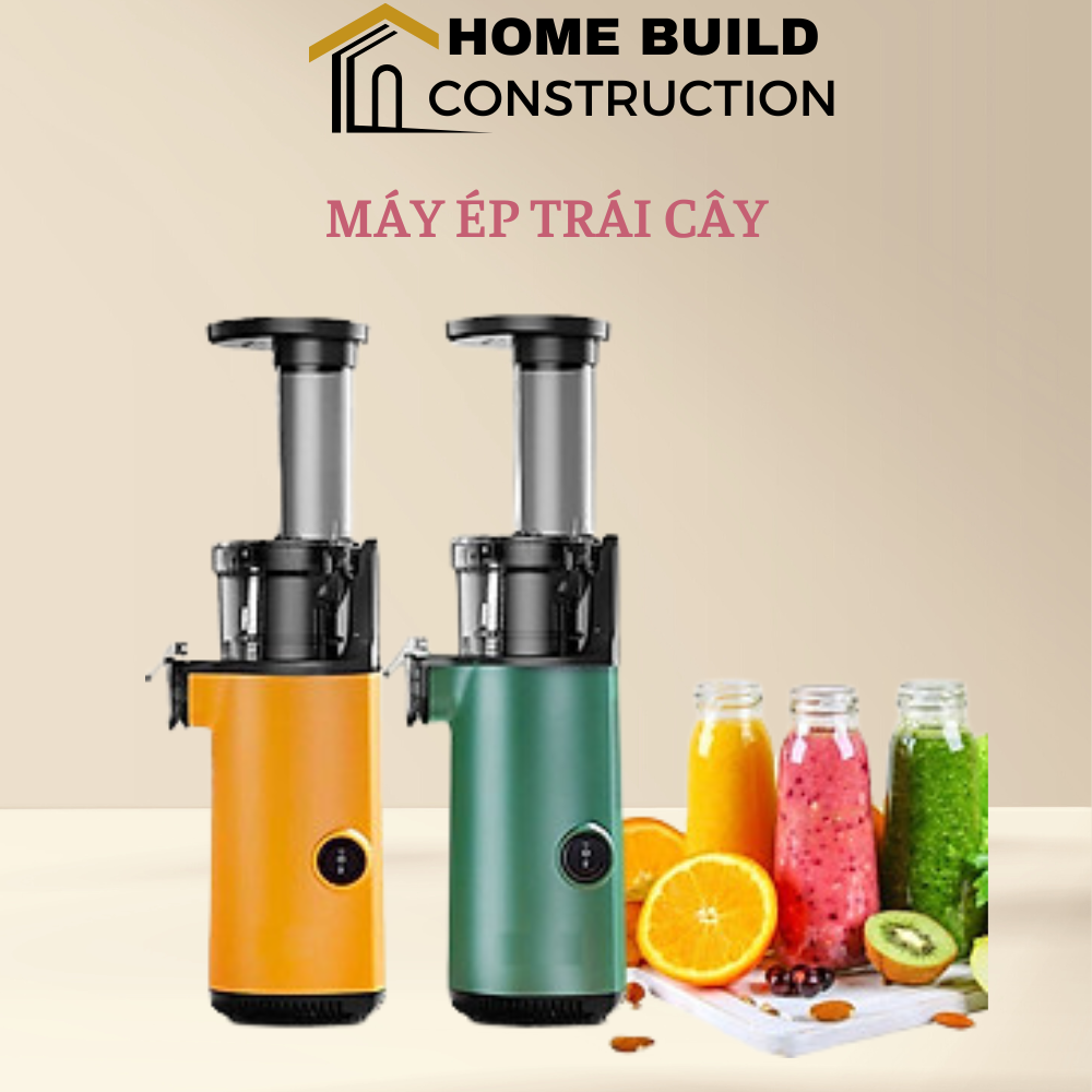 Máy ép trái cây, máy ép chậm xay ép rau củ quả công nghệ chậm, giúp làm kiệt nước, công suất 130w, bảo hành 12 tháng