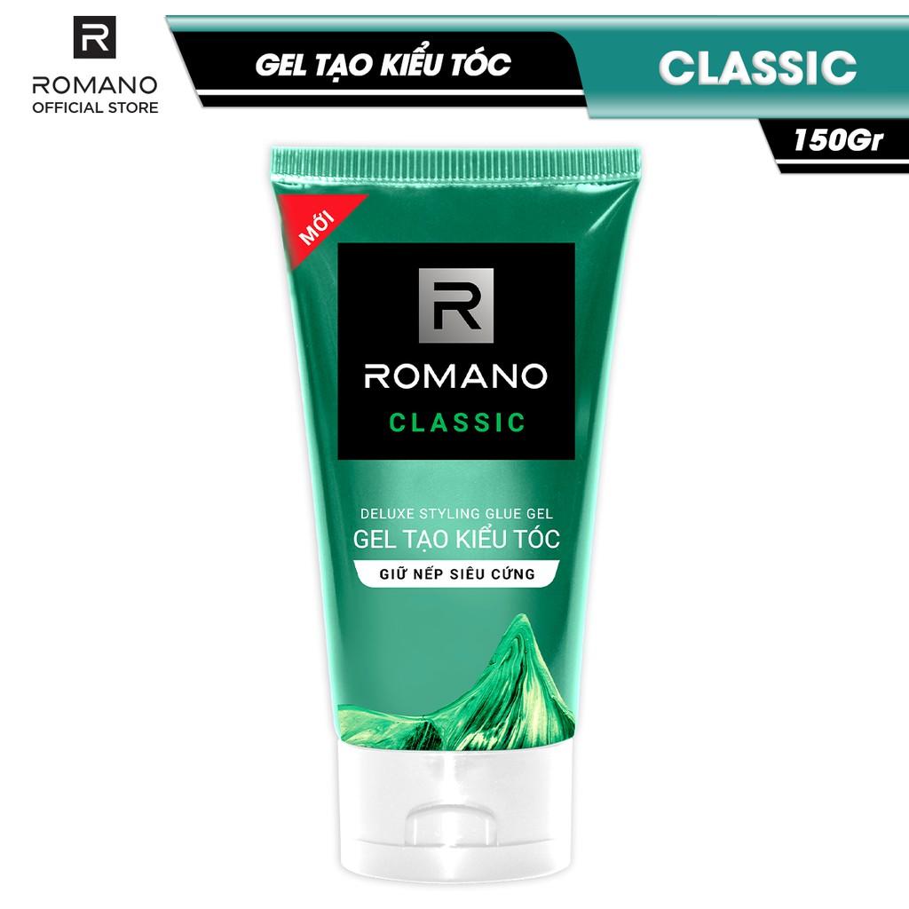 Combo2 Gel vuốt tóc Romano Classic Siêu cứng 6. 150g