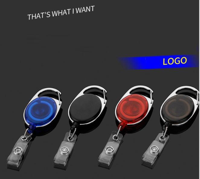 Móc đeo thẻ và thẻ từ co rút tiện dụng dài 60cm dùng móc thẻ nhân viên văn phòng hoc sinh sinh viên đa năng LOGO