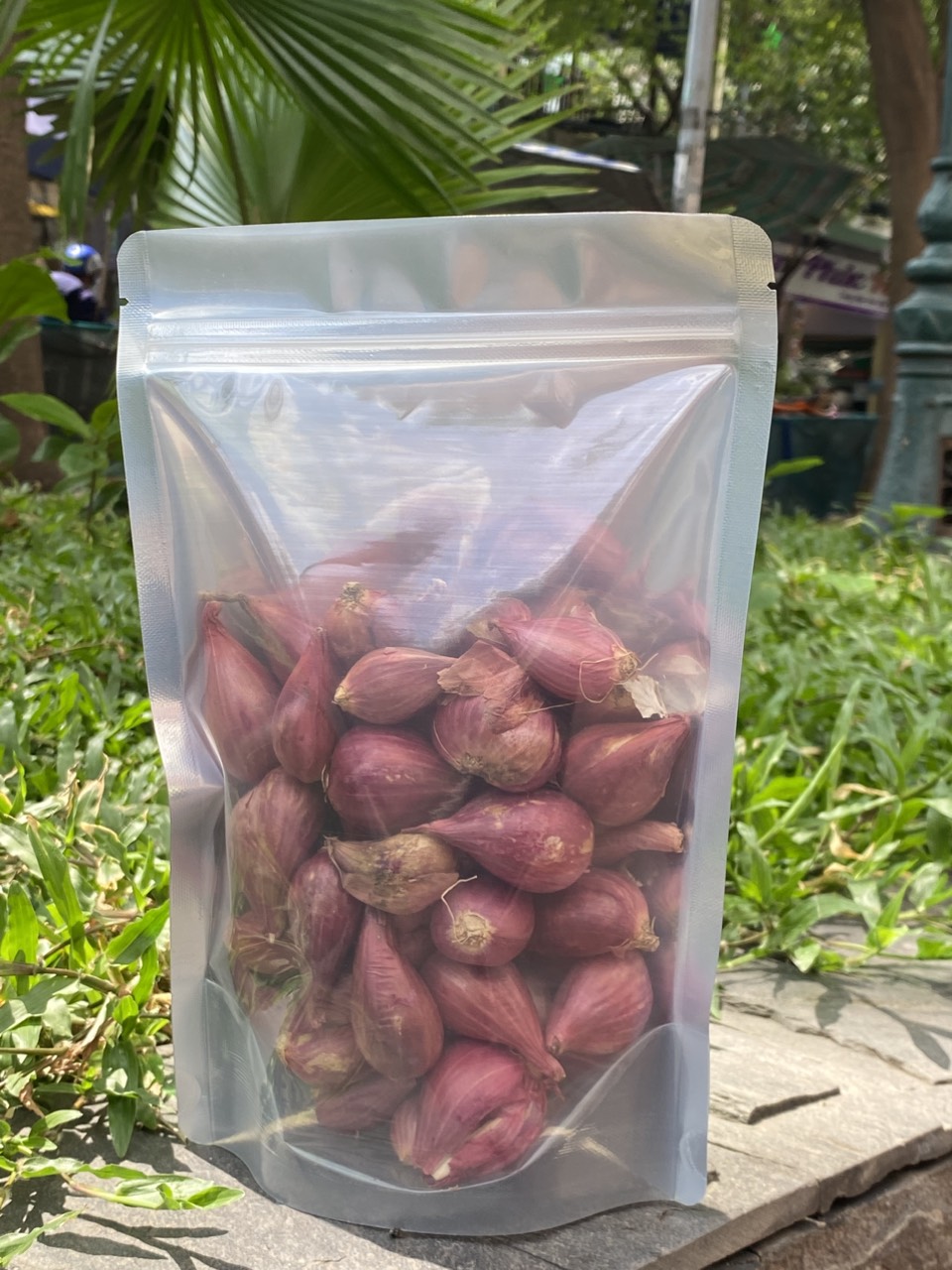 1kg Túi zipper đáy đứng một mặt bạc một mặt trong - Hàng Loại 1