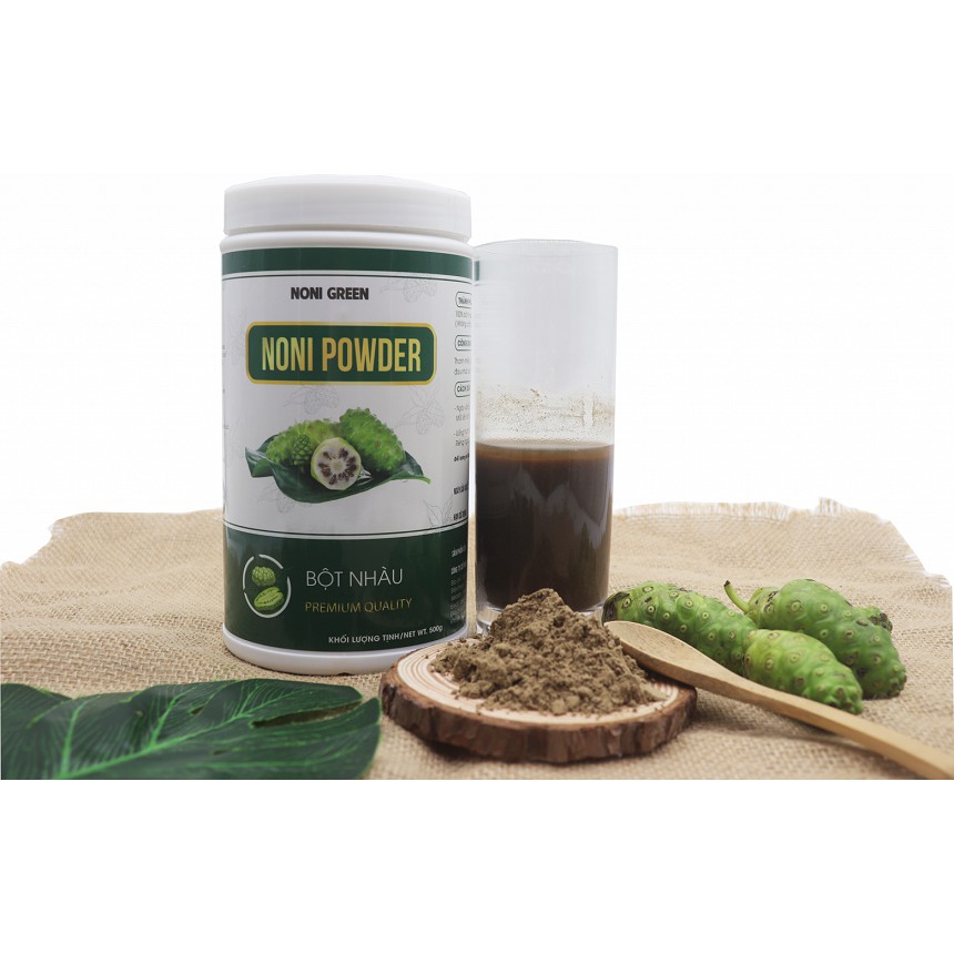 Bột nhàu Noni Powder hộp nhựa 500g