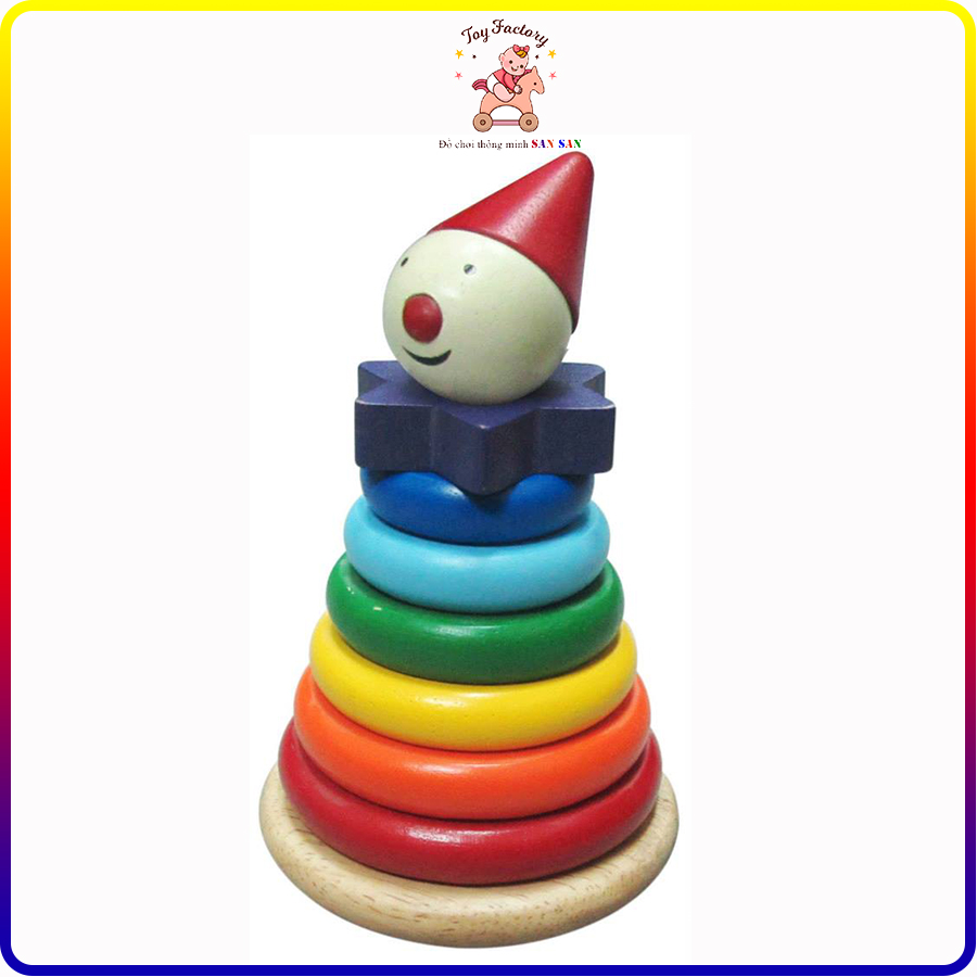 Cầu vồng chú hề - Đồ chơi gỗ Winwintoys