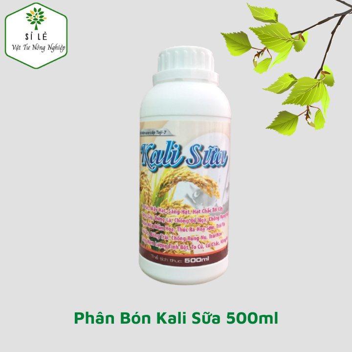 Phân Bón lá Kali Sữa siêu to trái, ngọt trái, bóng trái 500ml