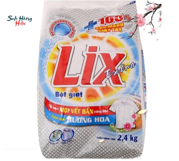 Bột giặt Lix Extra Hương hoa 2,4kg