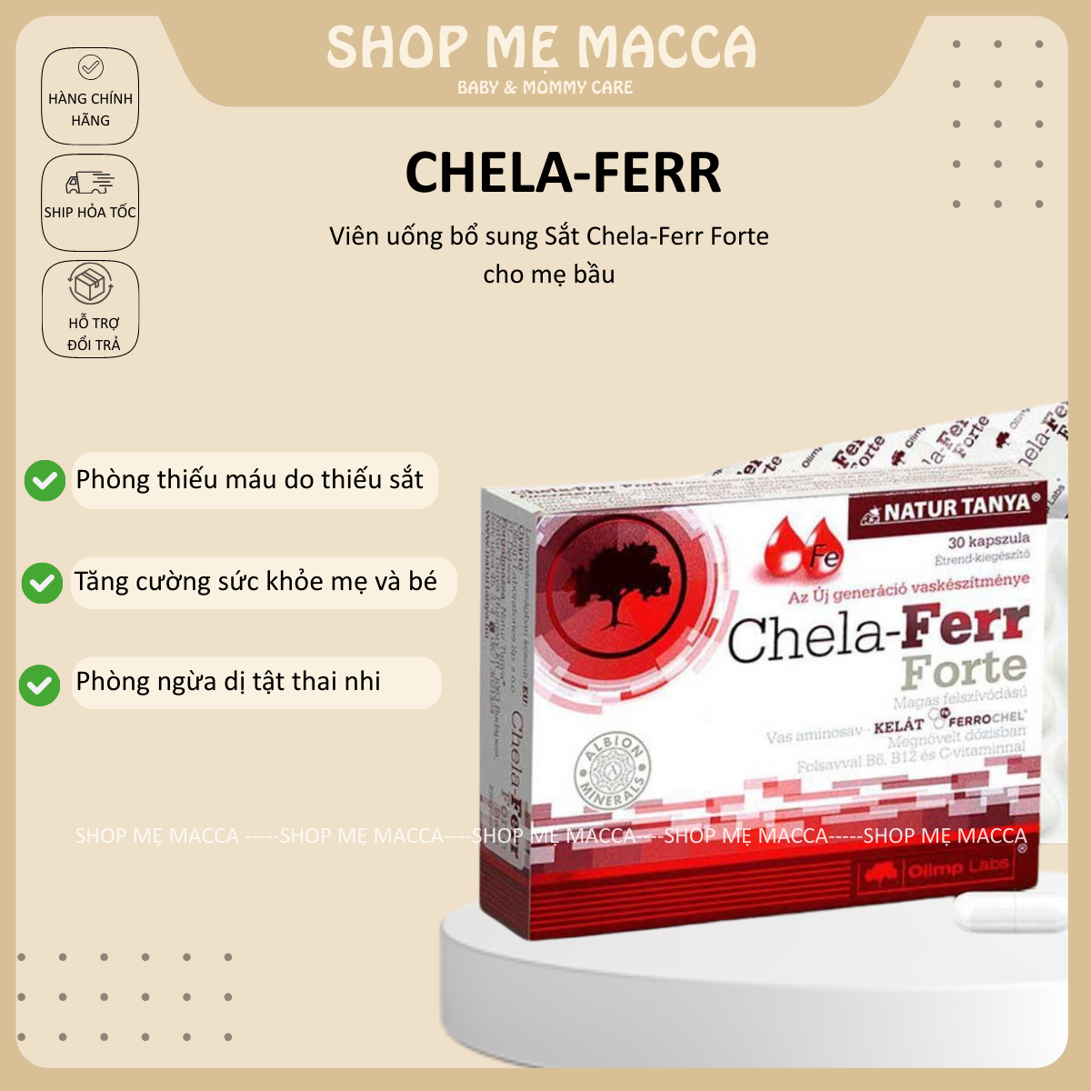 Sắt chela-ferr [nội địa đủ bill]