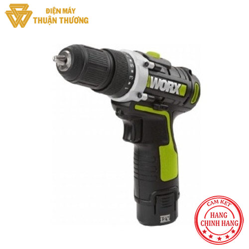 Bộ máy khoan pin 12v worx green wu128.6