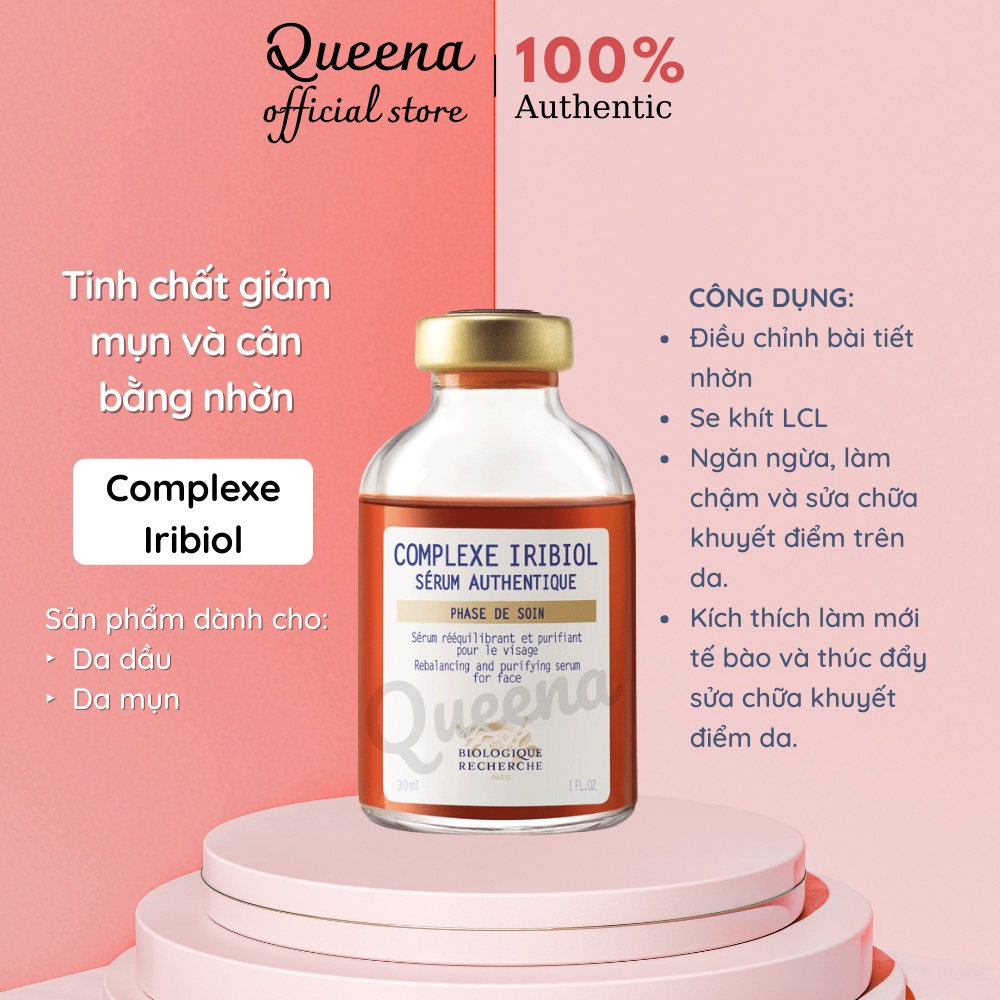 Serum Complexe Iribiol tinh chất giúp đánh bay mụn, làm sạch dầu thừa và se khít lỗ chân lông hiệu quả - K23