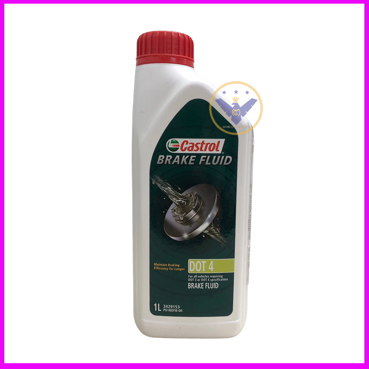 Dầu phanh, dầu thắng xe ô tô cao cấp Castrol brake Fluid Dot 4  Lon 1L