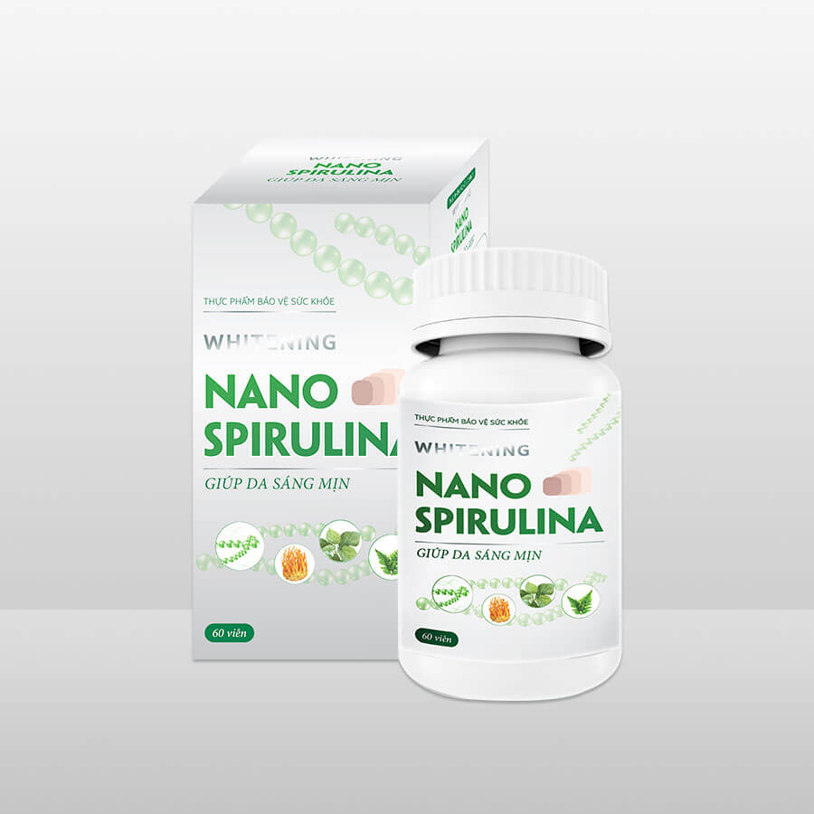 Whitening Nano Spirulina – Viên uống hỗ trợ trắng sáng da tự nhiên