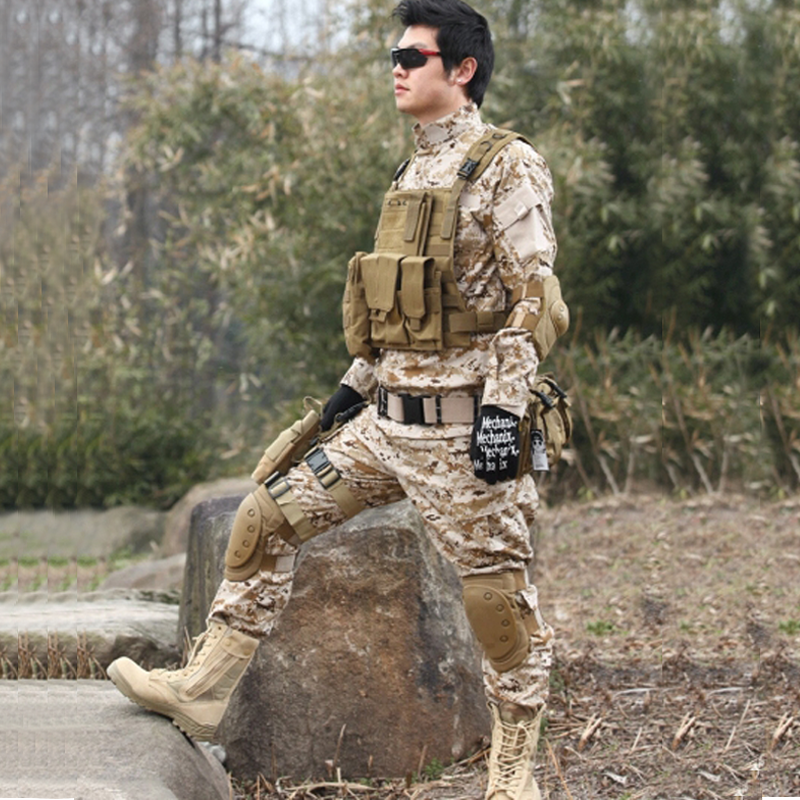 Bộ Quần Áo LÍNH Thủy Đánh Bộ Mỹ Túi Hộp Rằn Ri Phong Cách Quân Đội