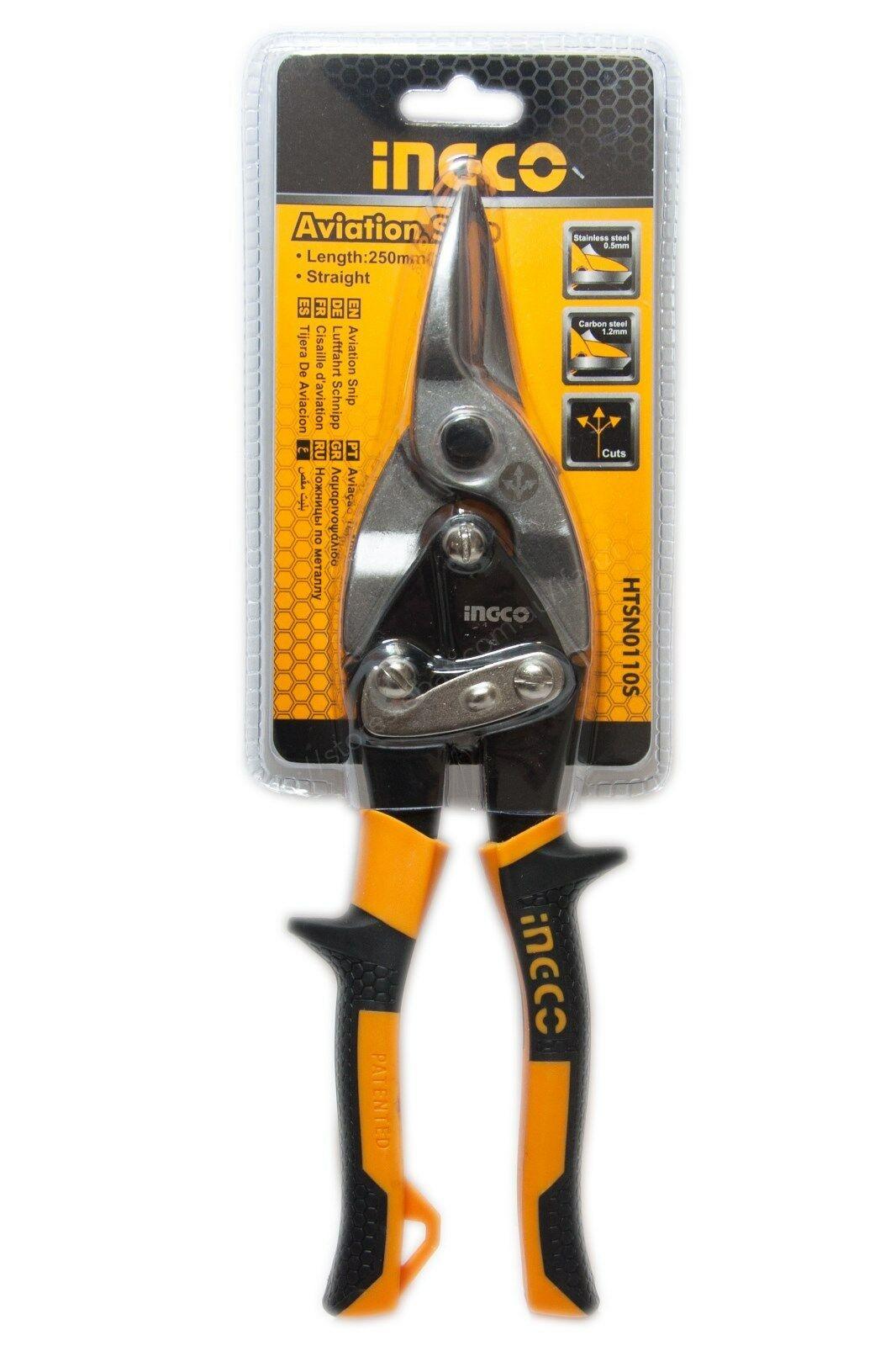 10" kéo cắt tôn thẳng ingco htsn0110s