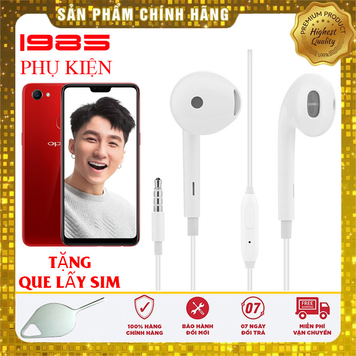 Tai nghe cho oppo f7 nghe siêu hay chính hãng