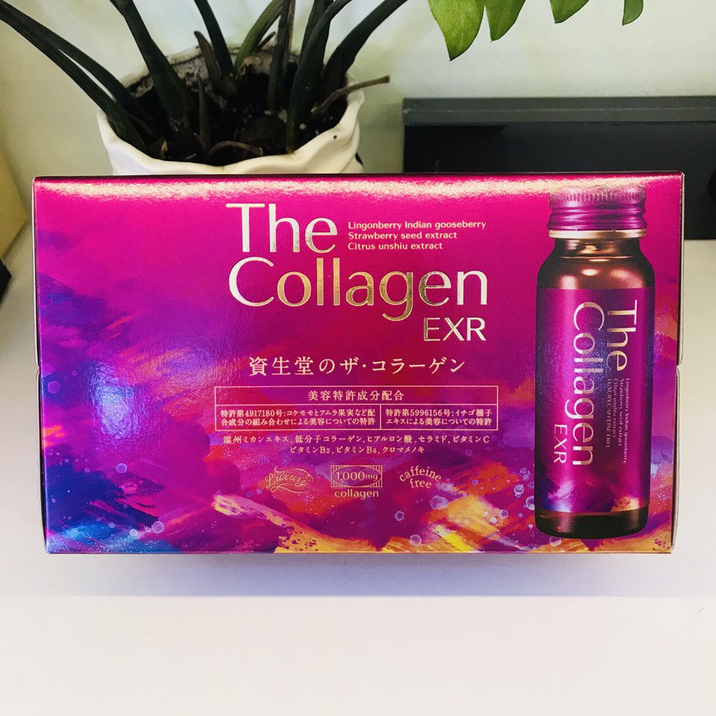 Nước uống Collagen The Collagen EXR Shiseido hộp 10 chai x 50ml Nhật Bản