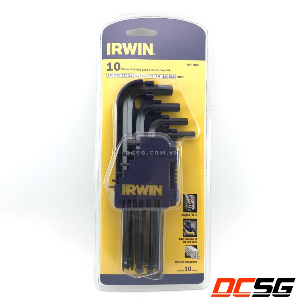 Bộ lục giác 1.5-10mm irwin 9097005