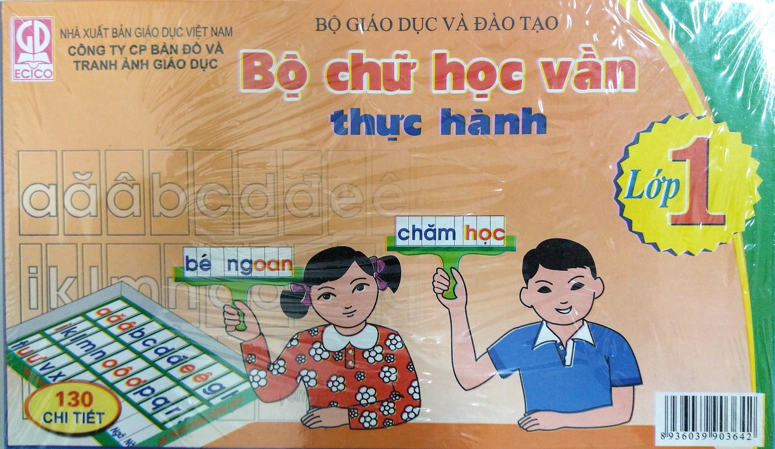 Bộ chữ học vần thực hành Lớp 1
