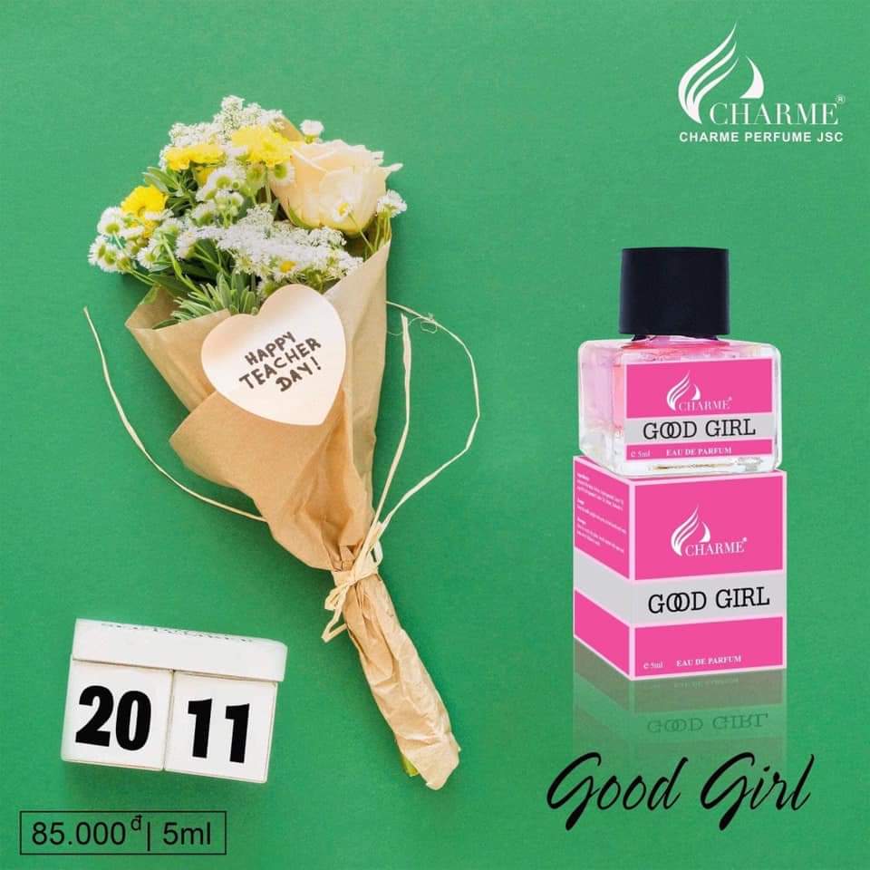 [HCM]Nước hoa charmeee goodgirlll dạng chấm 5ml