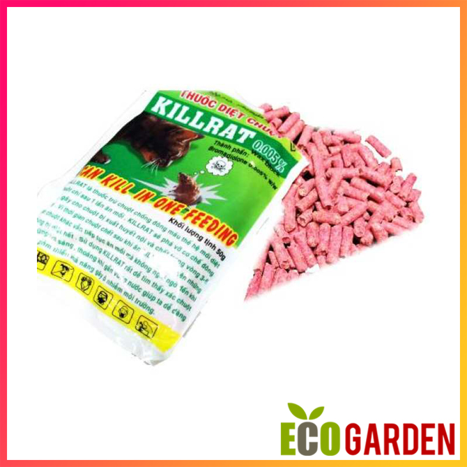 Thuốc diệt chuột kill rat dạng cốm gói 40 gam