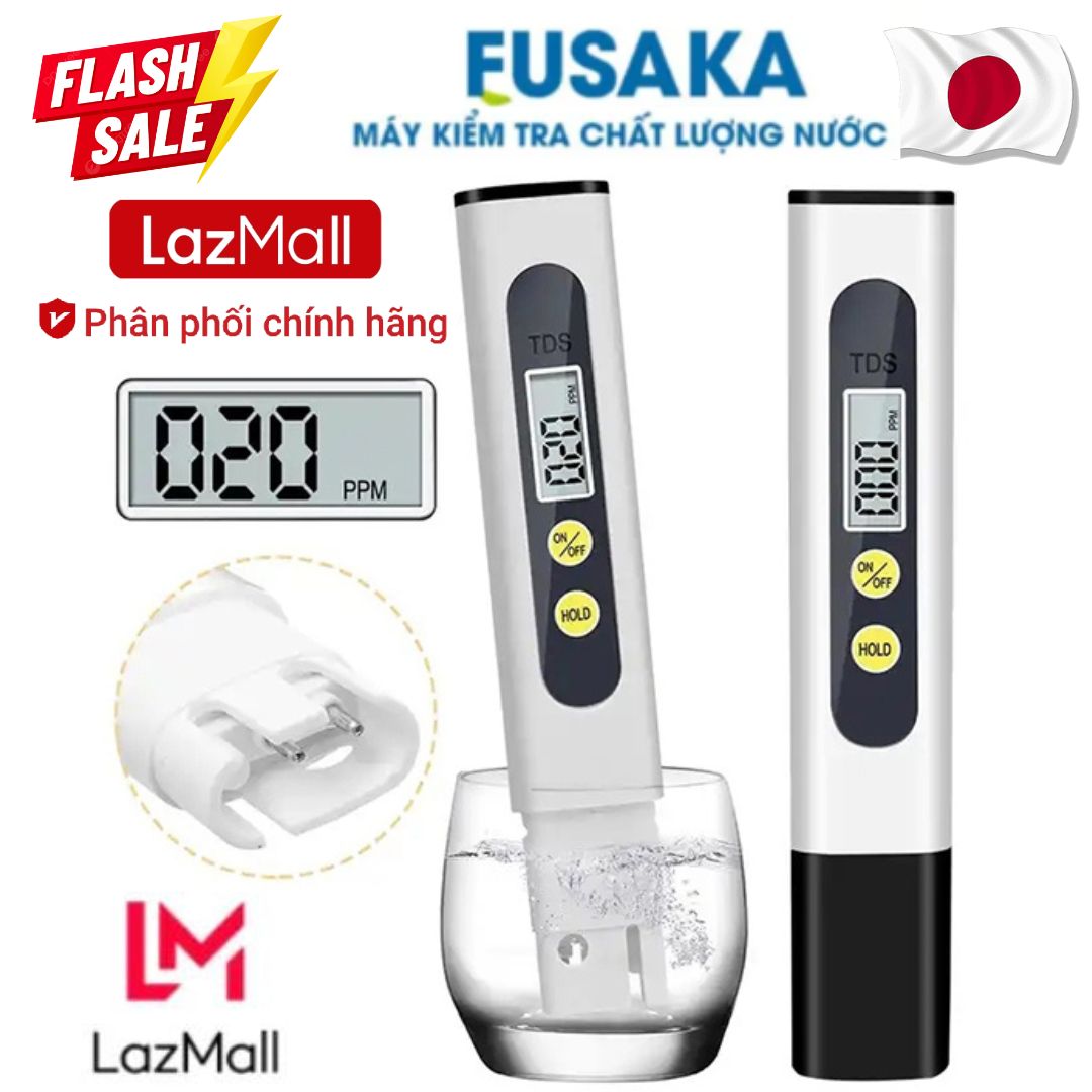 LazMaII Chính Hãng Sale Off 50% Dụng Cụ Đo Nước Sạch Bút Thử Nước Sạch TDS Fusaka Chính Hãng Nhật Bản Bút Kiểm Tra Độ Tinh Khiết Của Nước Nhanh Chóng Chính Xác Tuyệt Đối