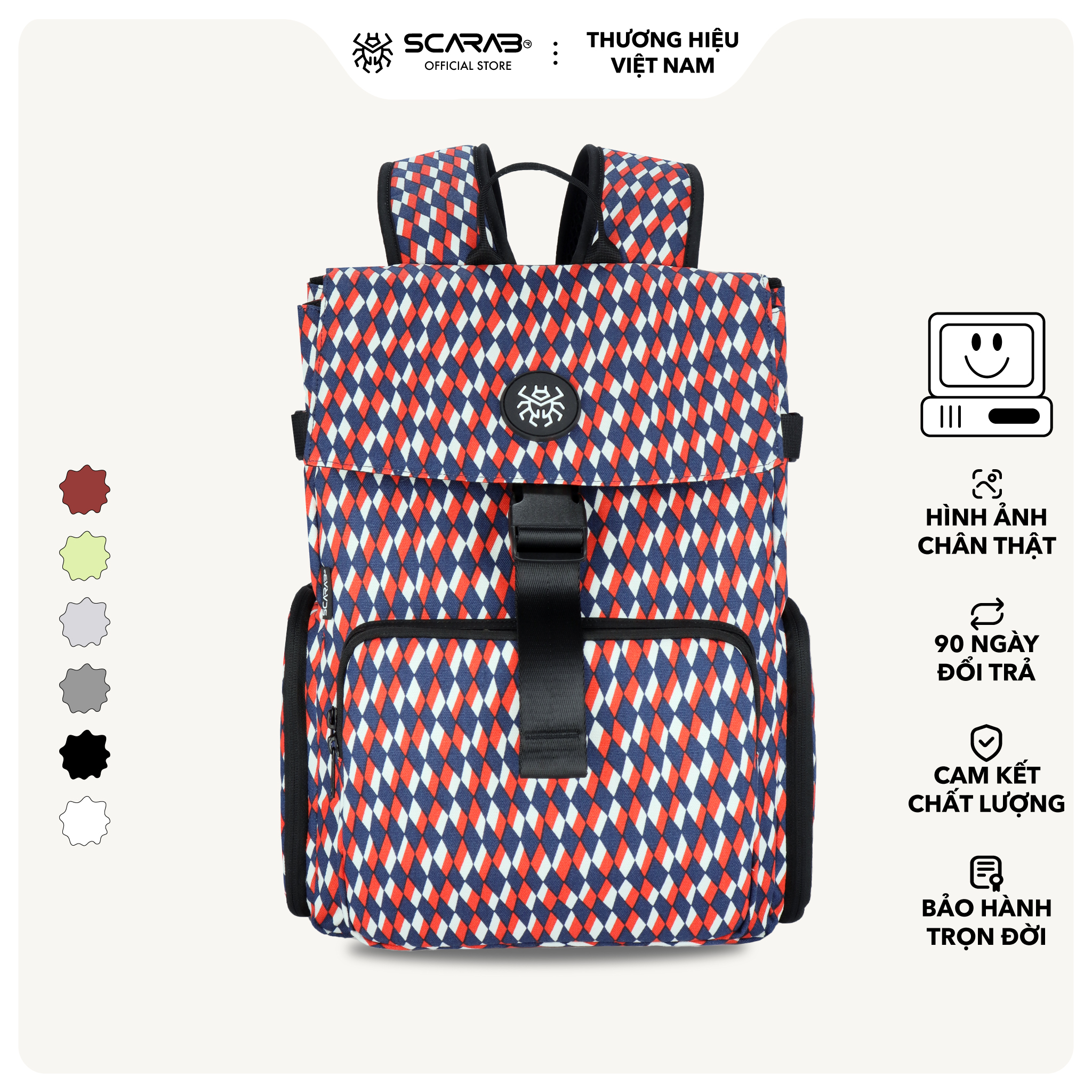 Balo đi học scarab - enter™ backpack unisex