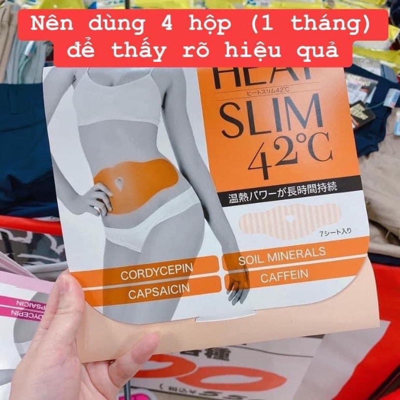 Dán mỡ giảm mỡ bụng Heat Slim 42C