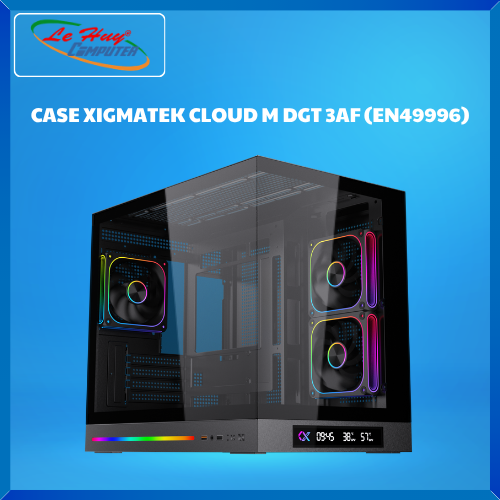 Vỏ Máy Tính - CASE XIGMATEK CLOUD M DGT 3AF (EN49996) - Hàng Chính Hãng
